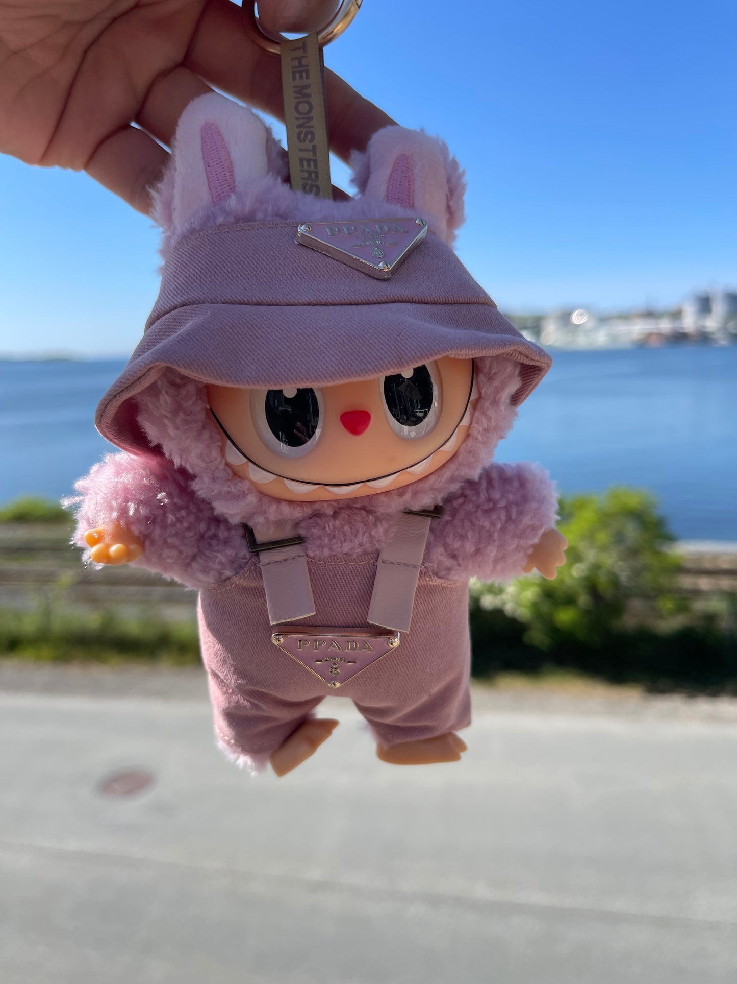 Dusty Rose Overall & Hat