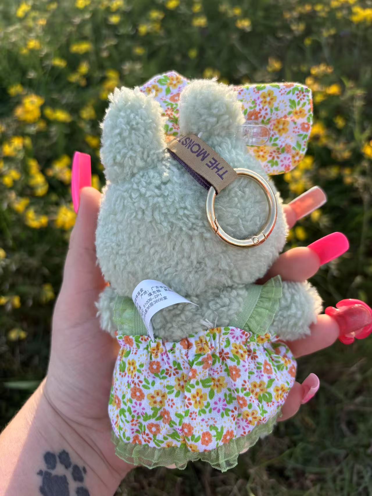 Spring Meadow Bloom Labubu Clothes Only