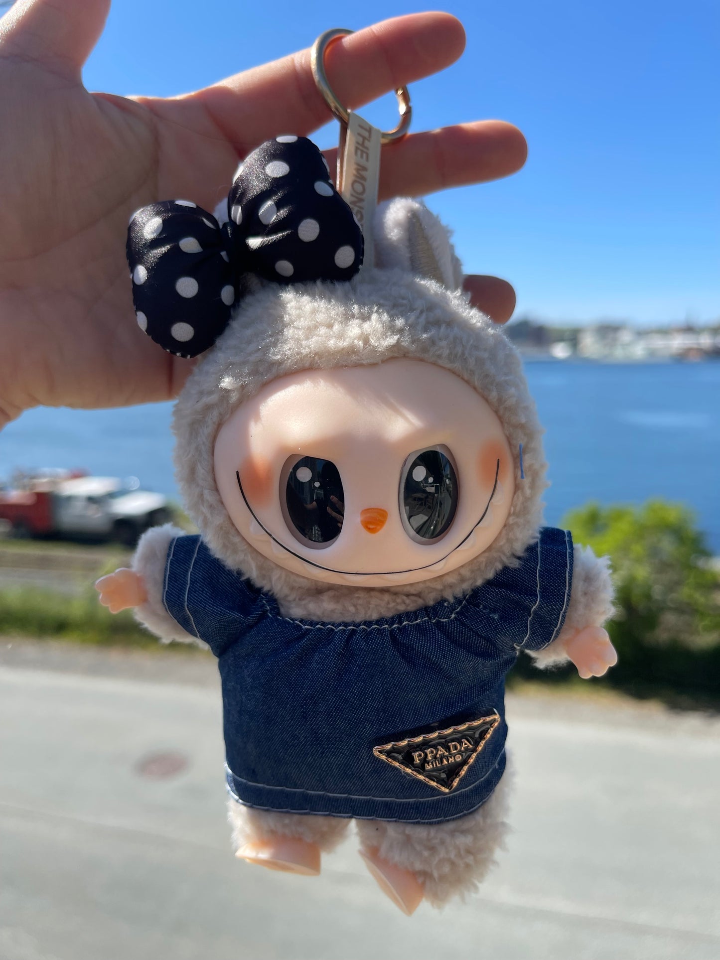 Jean Dress w Bow