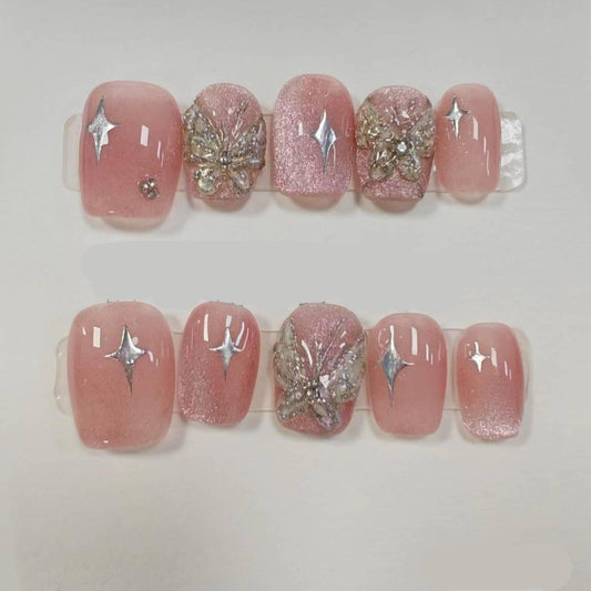 Fluttering Pink