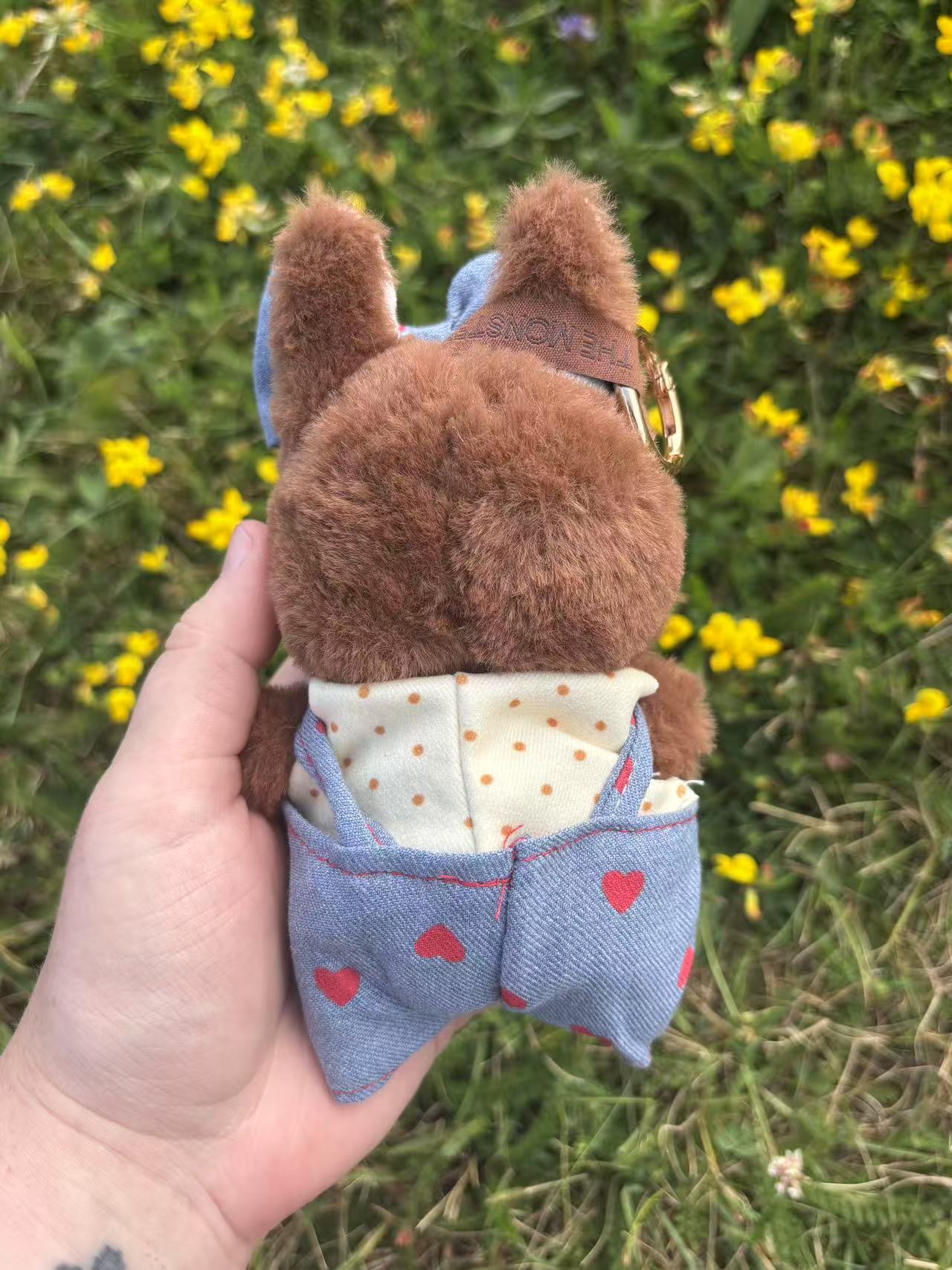 Berry Sweet Overalls Labubu Clothes