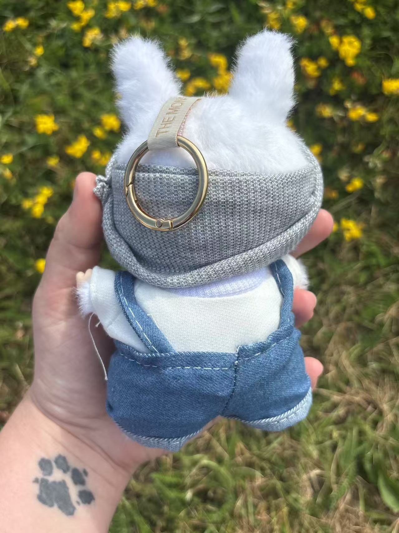 Golden Hour Denim Bunny Labubu Clothes Only