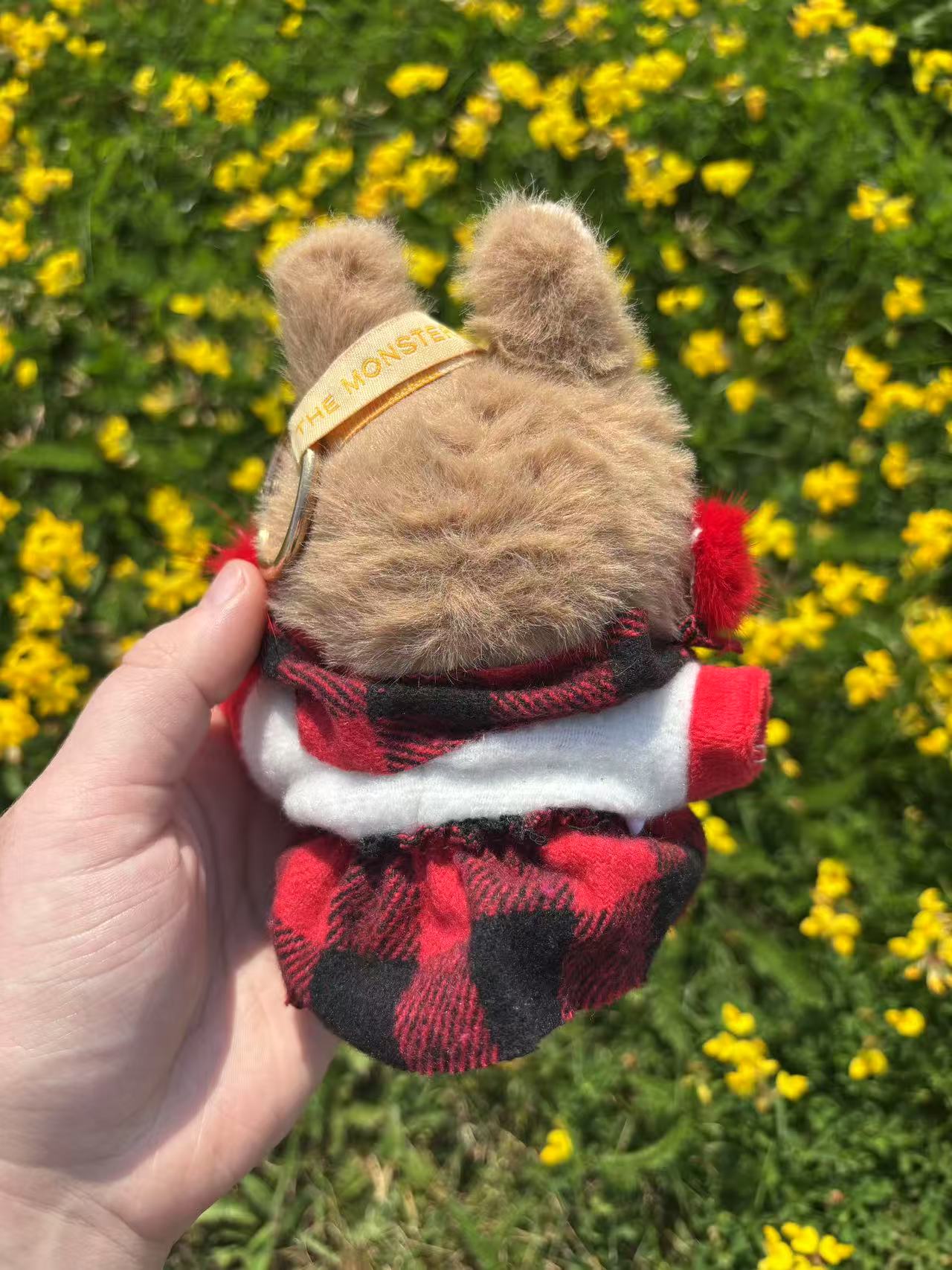 Plaid Bunny Lumberjack Labubu Clothes Only