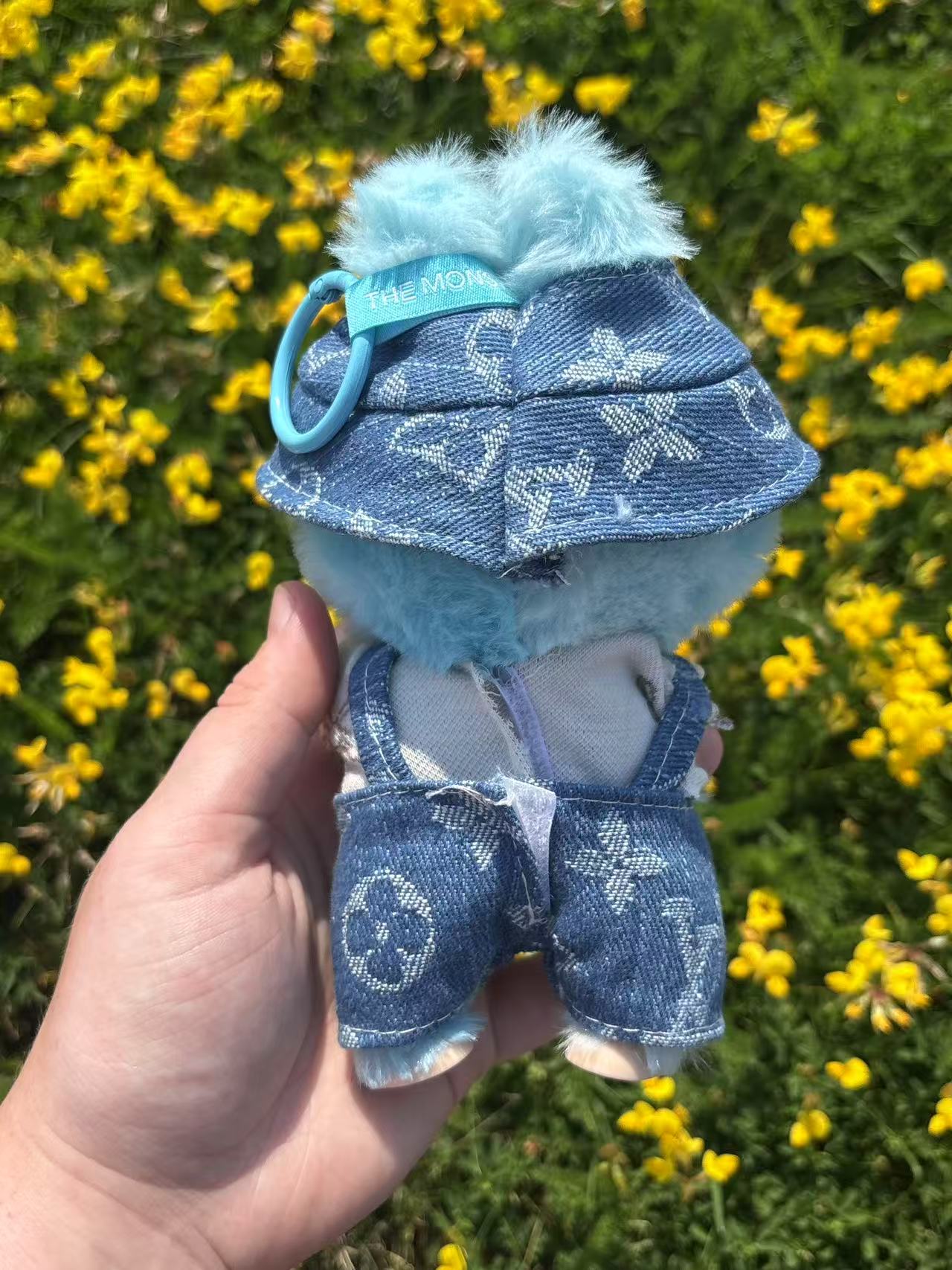 Denim Yeti Labubu Clothes Only