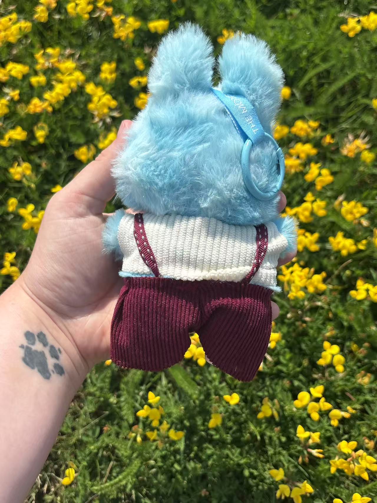 Frosty Pasture Pal Labubu Clothes Only