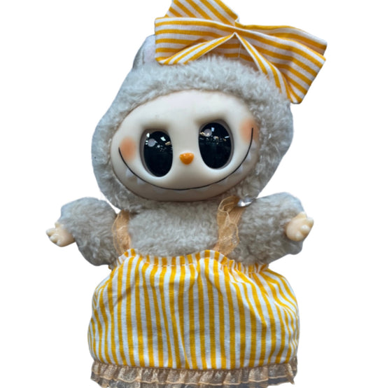 Striped Yellow Dress w Bow