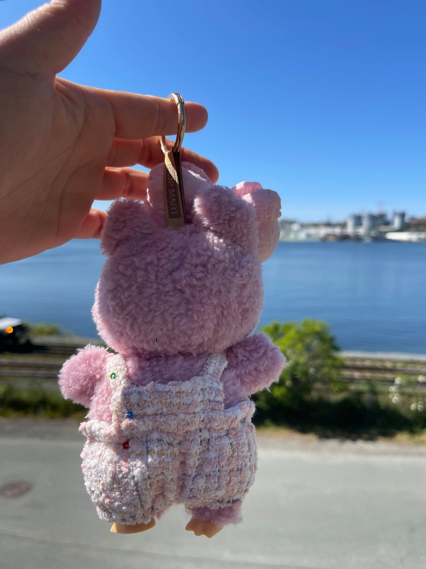 Pink Knit Jumpsuit w Bow