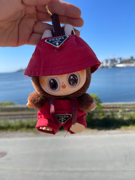 Red Overalls w Hat