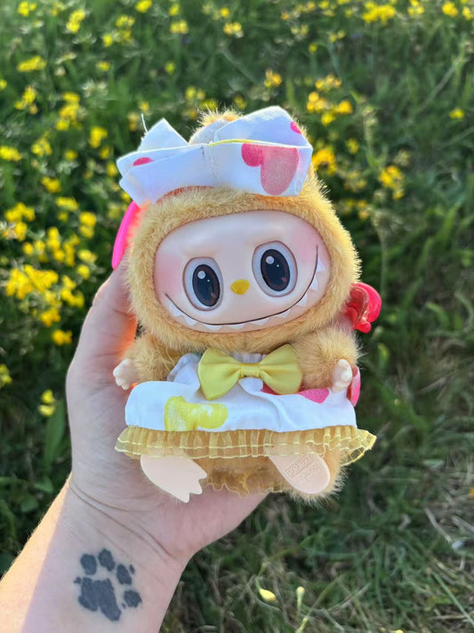 Honey Heart Delight Labubu Clothes Only