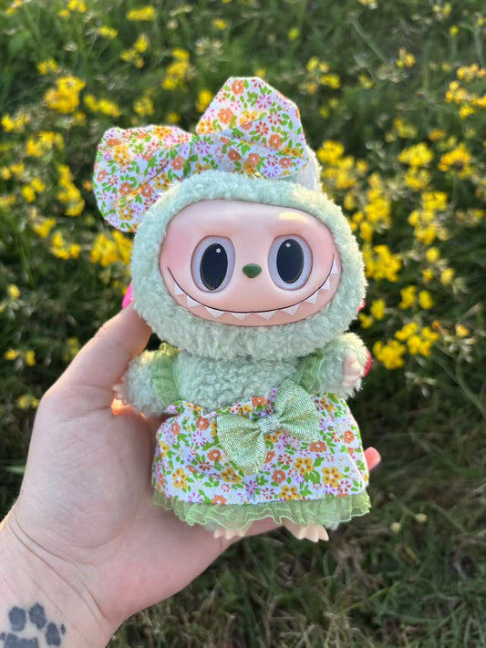 Spring Meadow Bloom Labubu Clothes Only
