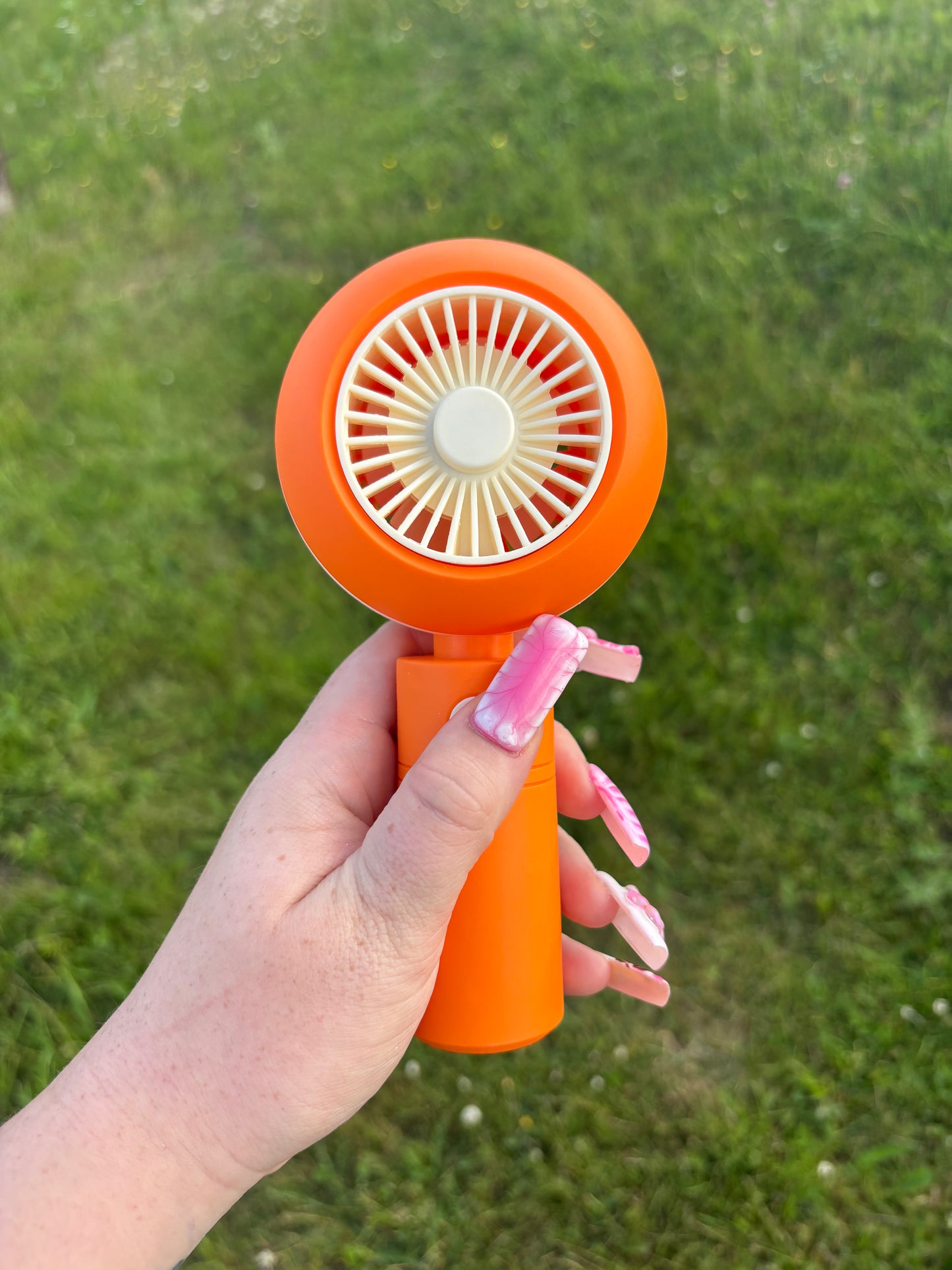 Circle LED Handheld Fan