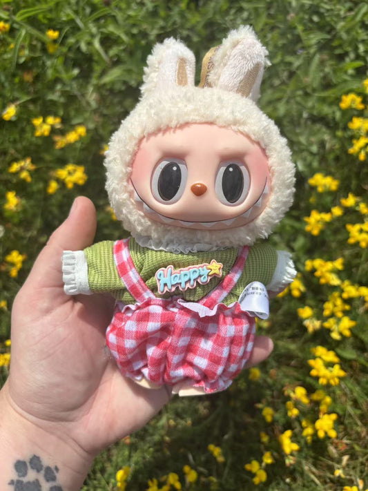 Happy Picnic Bunny Labubu Clothes Only