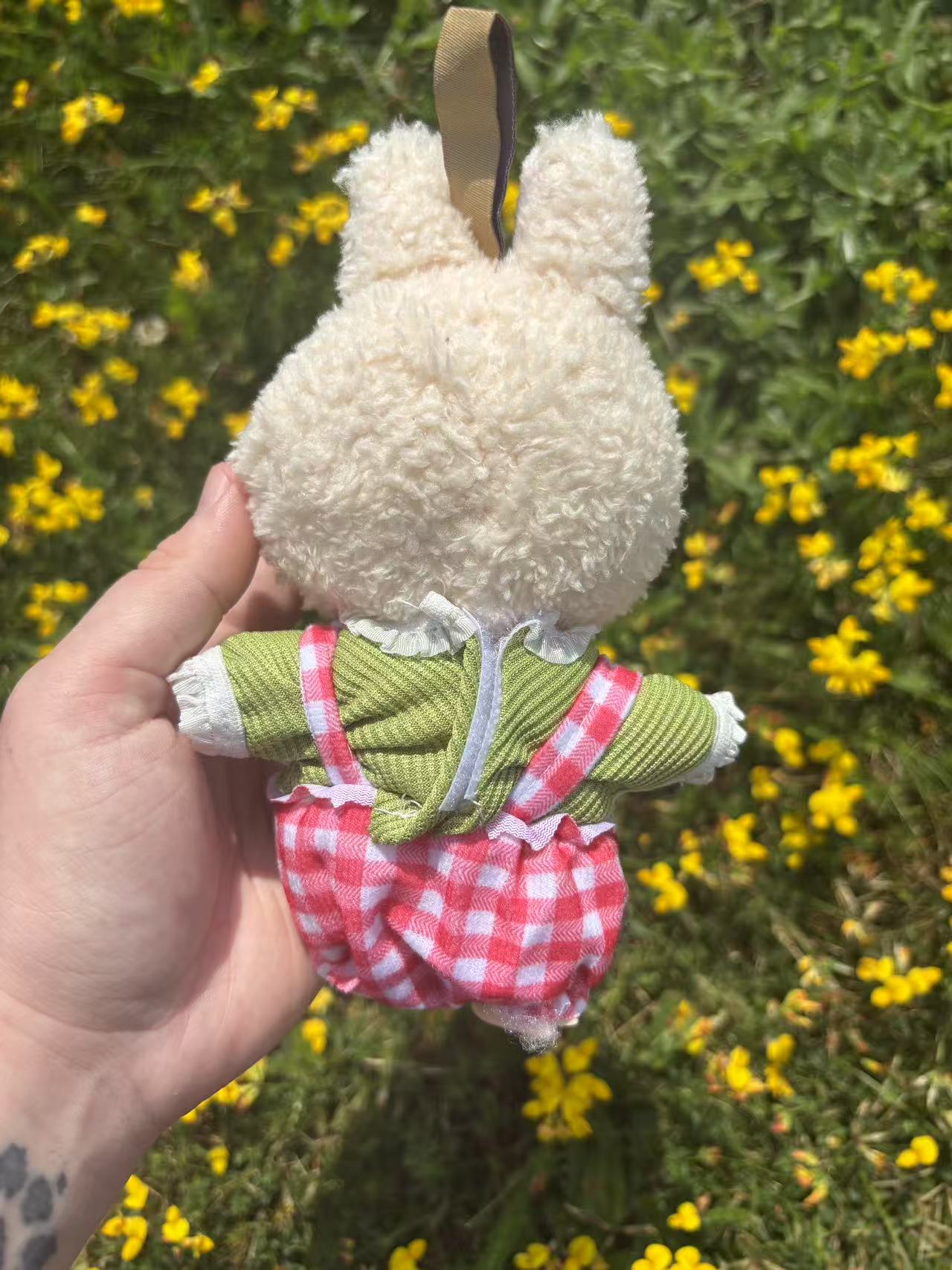 Happy Picnic Bunny Labubu Clothes Only