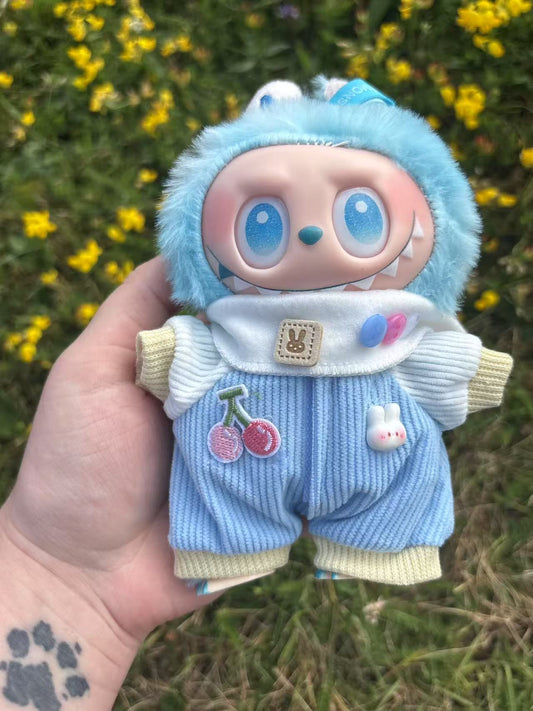 Blueberry Cherry Cuddle Labubu Clothes Only