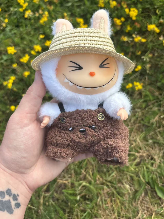Sunny Bear Farmer Labubu Clothes Only
