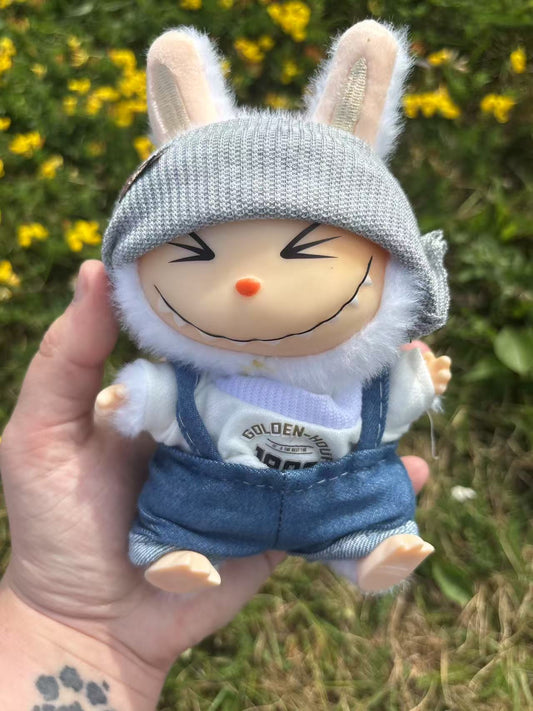 Golden Hour Denim Bunny Labubu Clothes Only