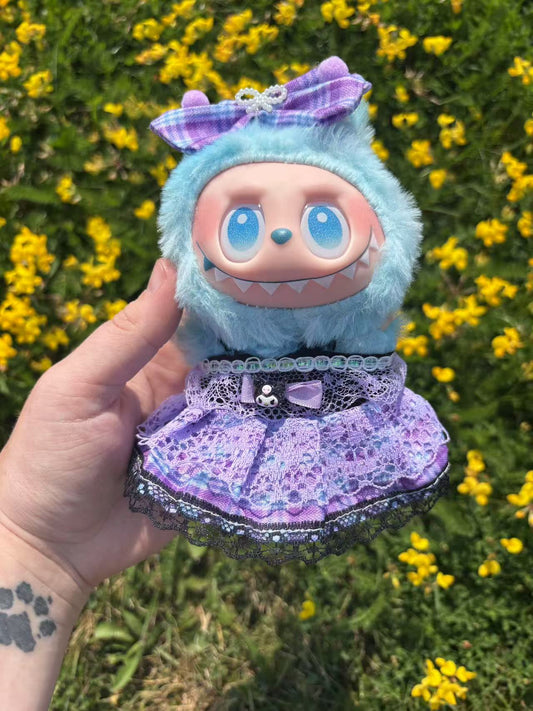 Lavender Frost Fairy Labubu Clothes Only
