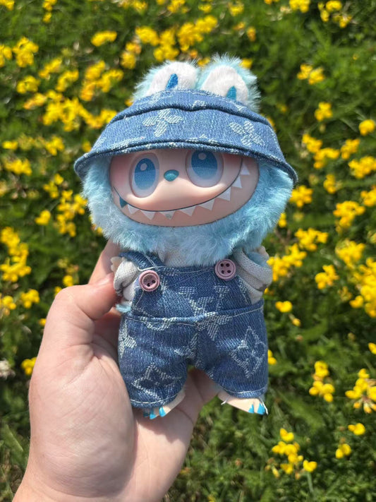Denim Yeti Labubu Clothes Only