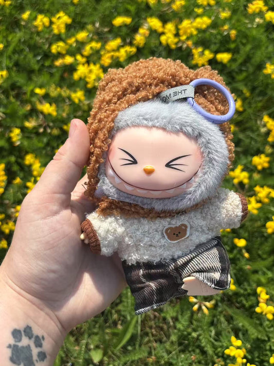 Cozy Bear Hoodie Labubu Clothes Only