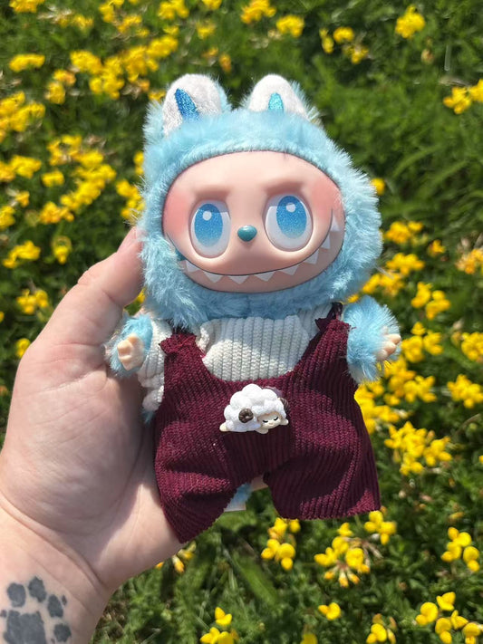 Frosty Pasture Pal Labubu Clothes Only