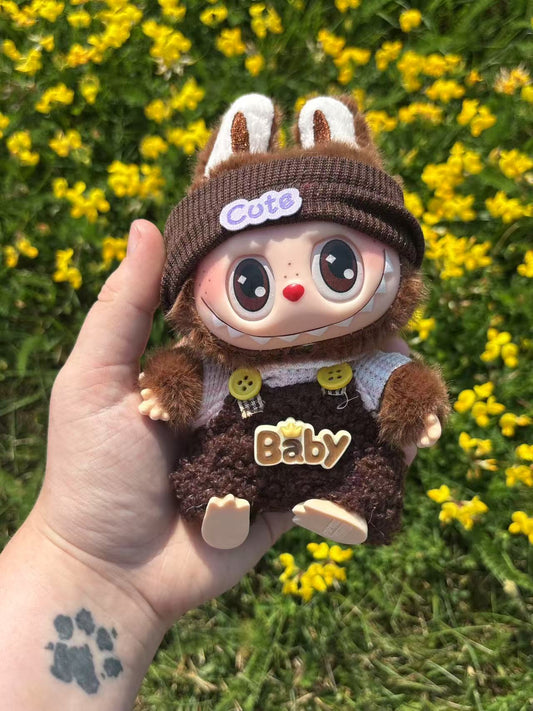 Bunny Baby Overalls Labubu Clothes Only