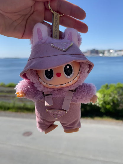 Dusty Rose Overall & Hat