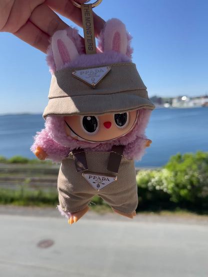 Brown Overalls w Hat