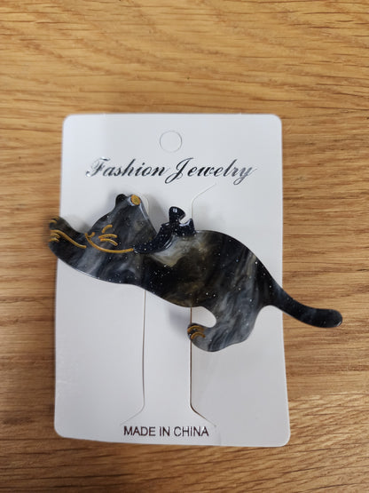 Stretching Cat Clip